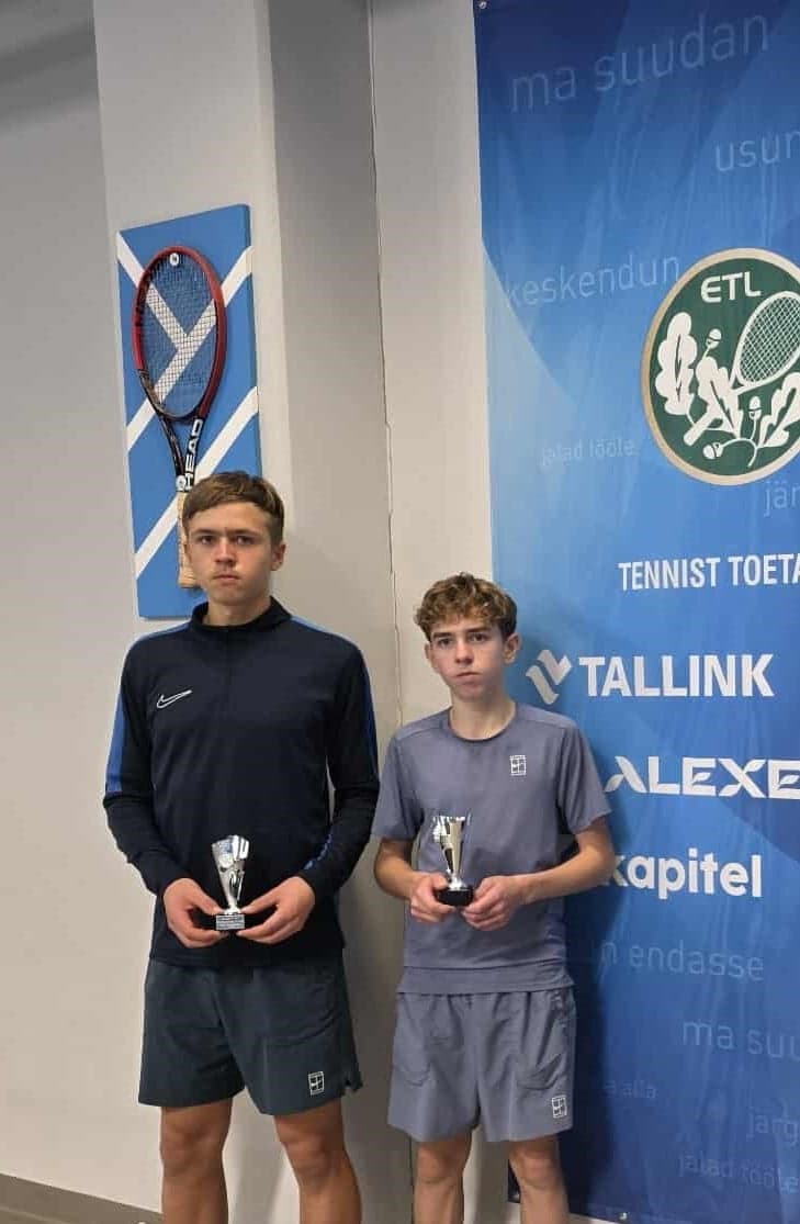 Richard Harjo saavutas Tallinna Meistrivõistluste P16 paarismängus II koha