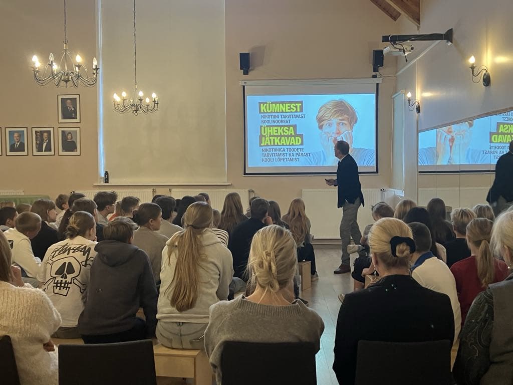31.oktoobril toimus loeng "EI nikotiinile"