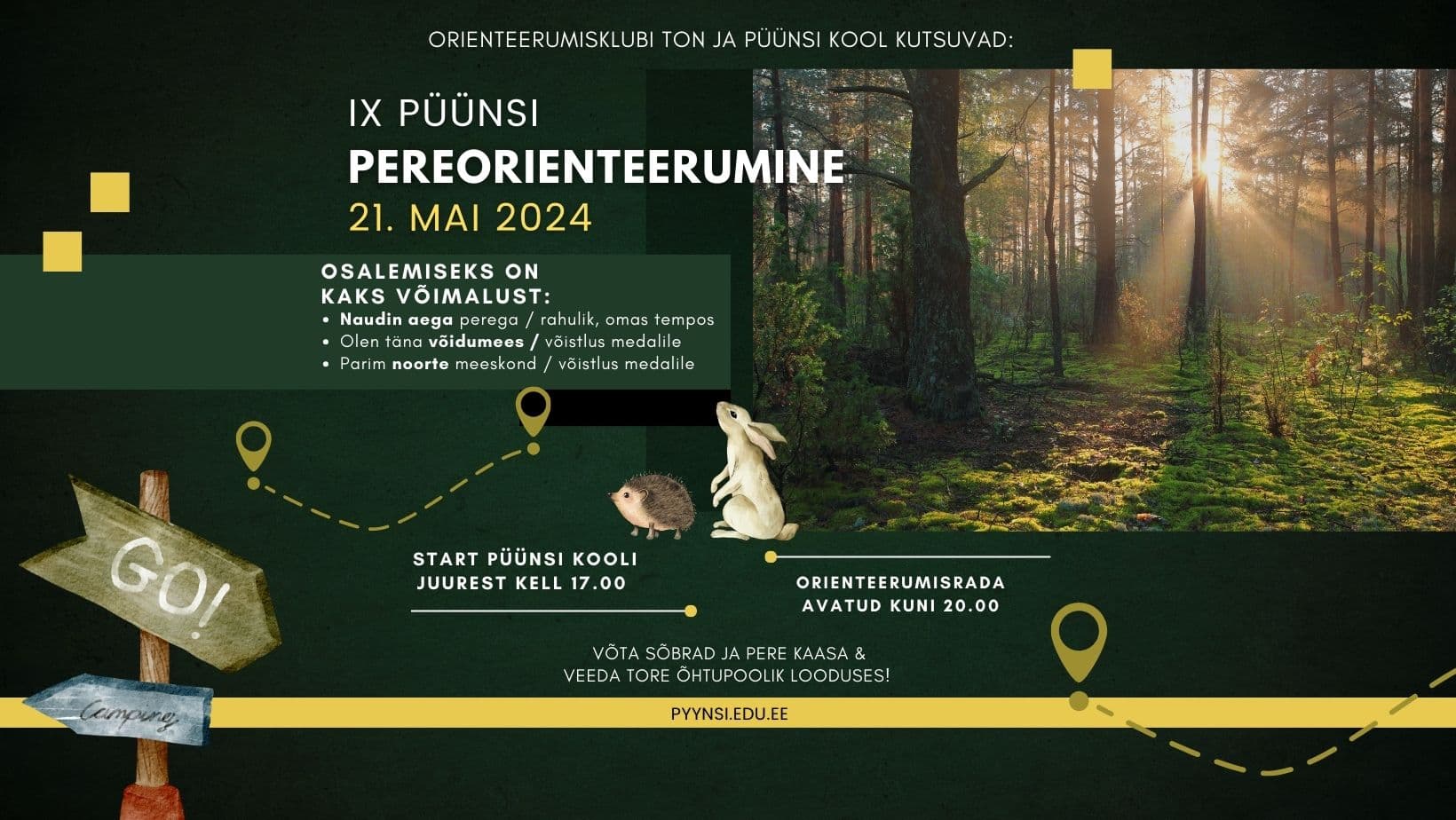 Püünsi Kooli pereorienteerumine