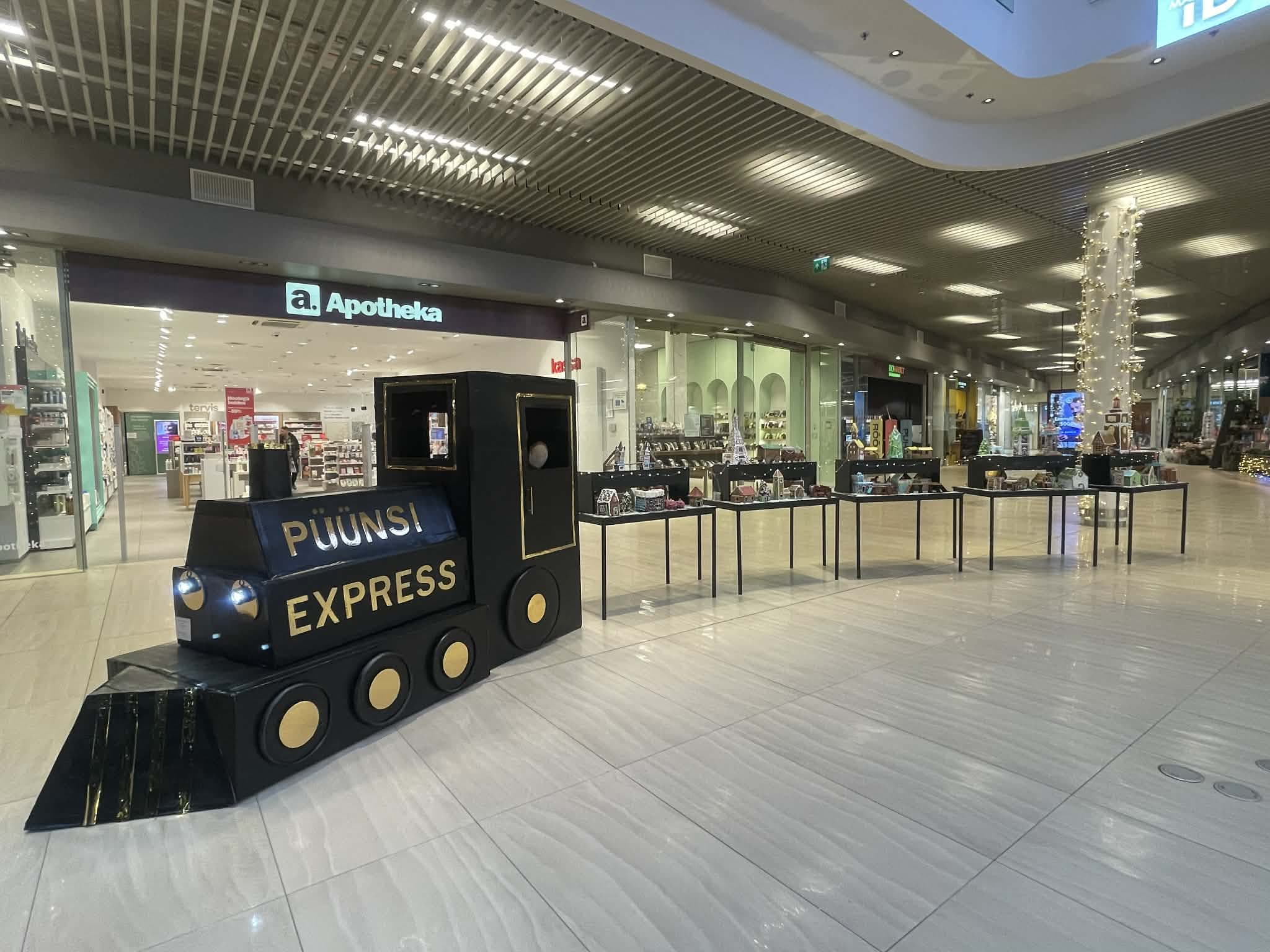 Püünsi Express jõudis piparkoogimajadega Viimsi Keskusesse