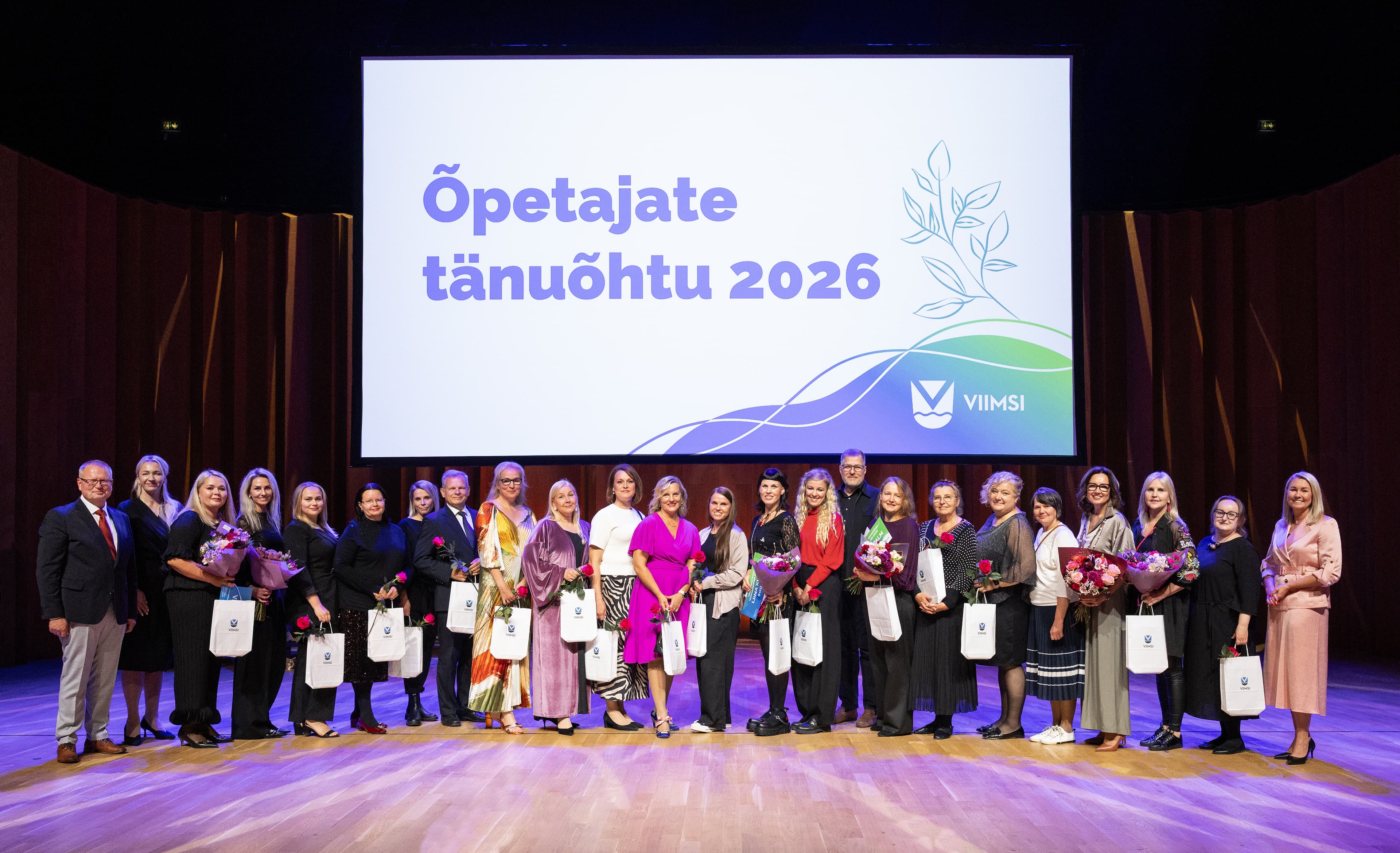 Viimsi valla haridustöötajate tänuõhtul anti välja 2026. aasta hariduspreemiad