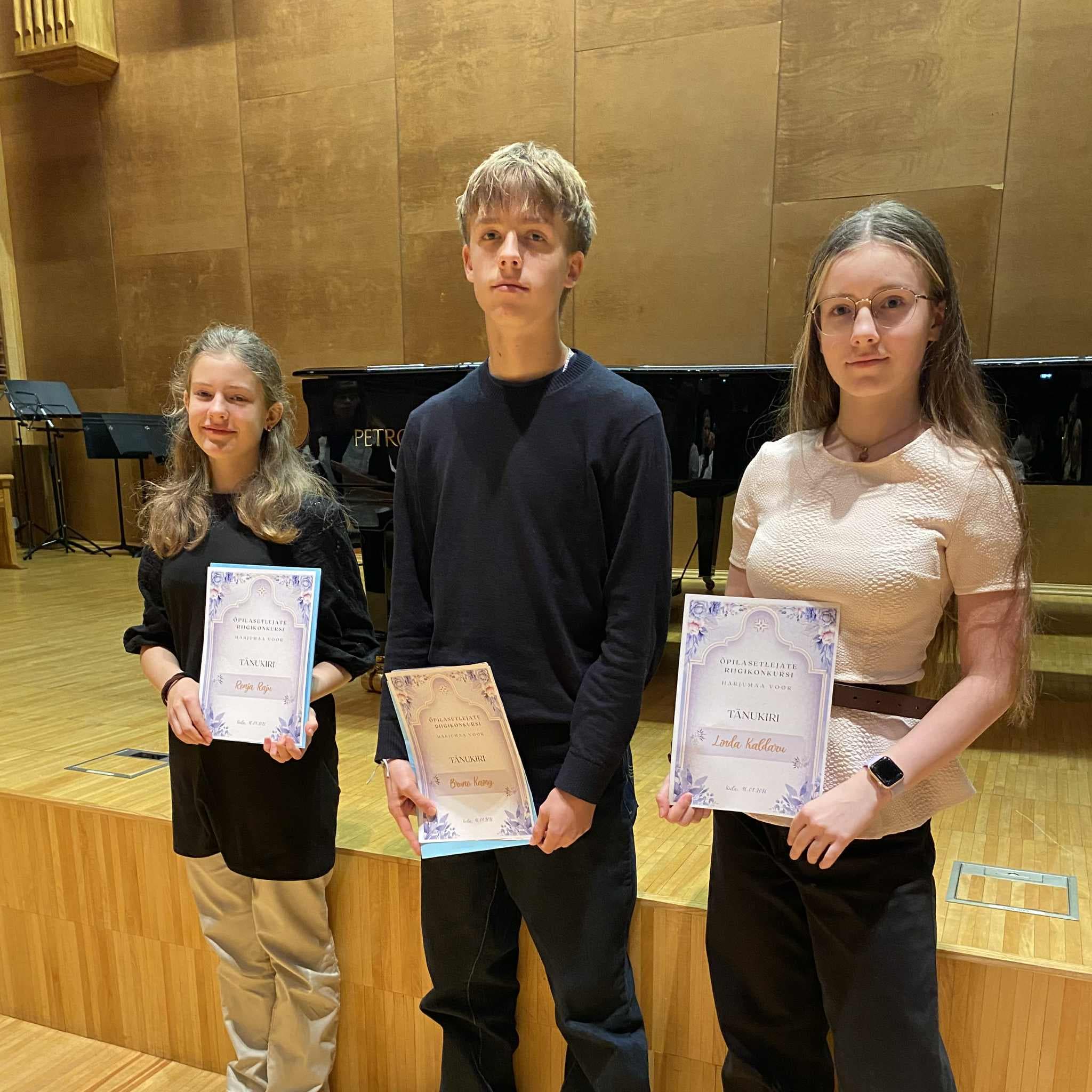 16. jaanuaril toimus õpilasetlejate riigikonkursi Harjumaa voor