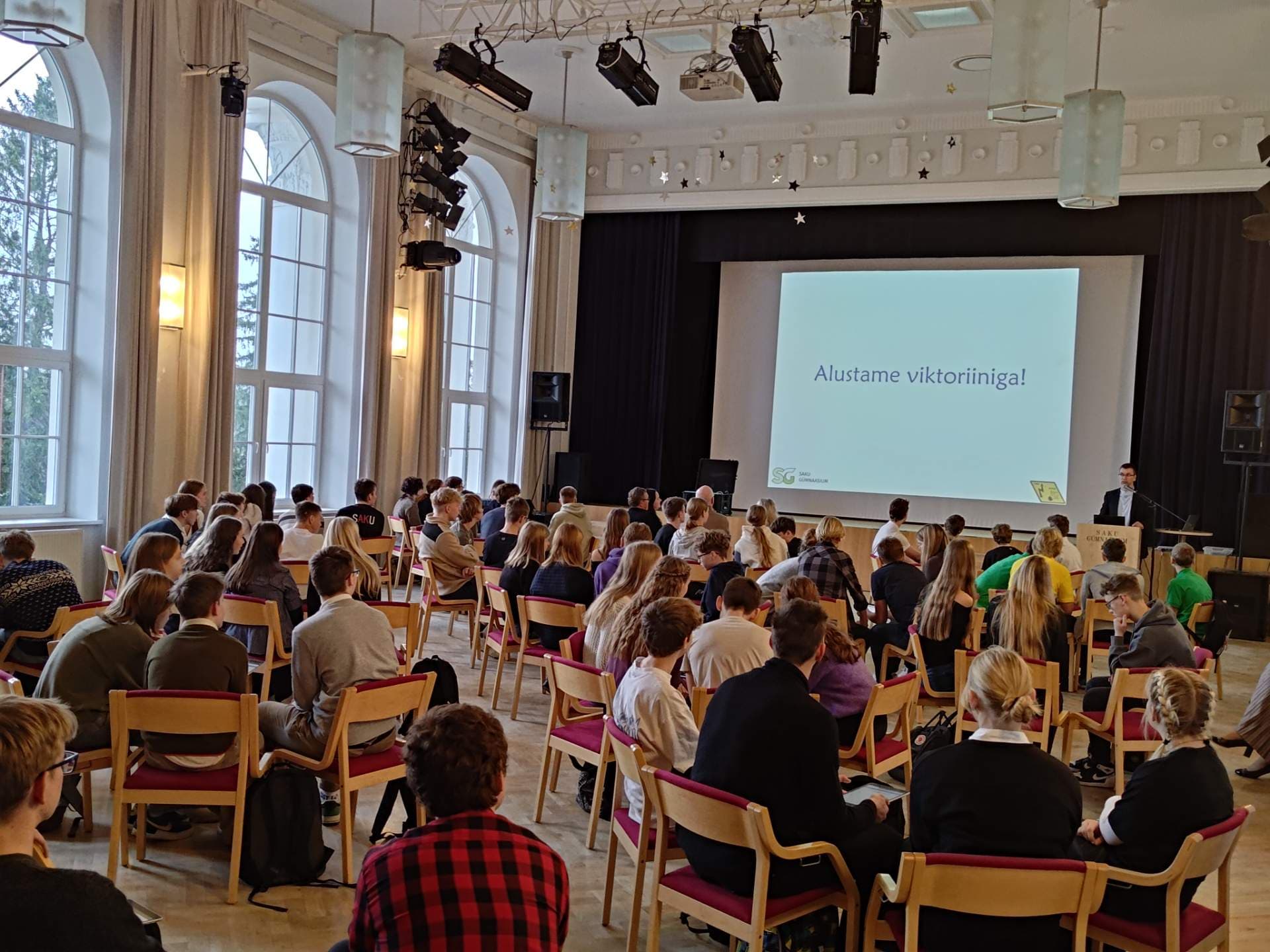 "Välk ja pauk " viktoriin Saku Gümnaasiumis